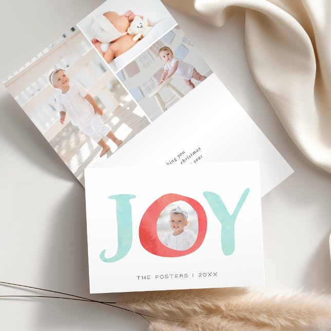 Peekaboo Joy | Fotokort för mappat Helgdag Helgkort (Skapare uppladdad)