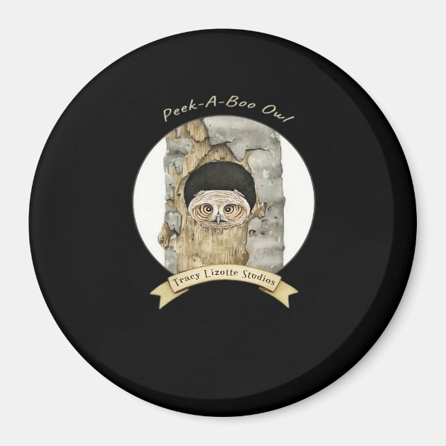 Peekaboo-PM-design för Halloween Magnet (Framsidan)