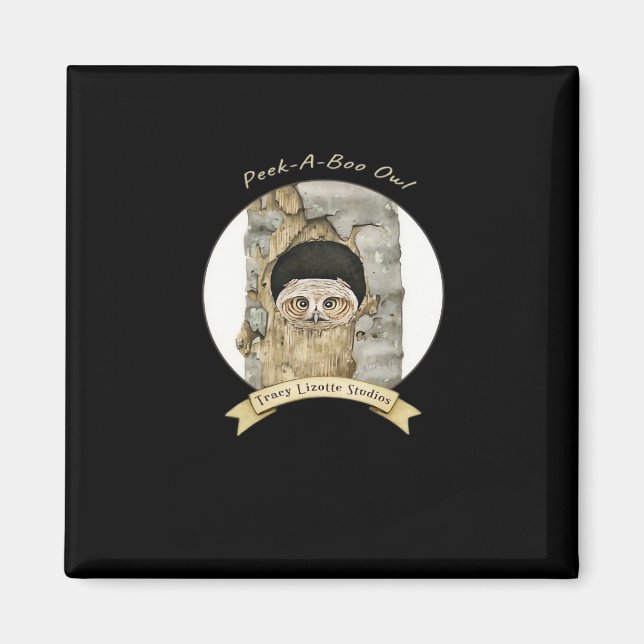 Peekaboo-PM-design för Halloween Magnet (Framsidan)