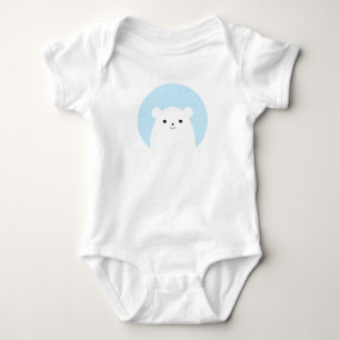 Peekaboo Polar Bear Baby Bodykostym Tee Shirt