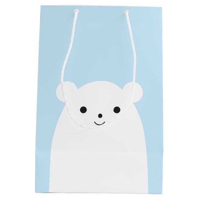 Peekaboo Polar Bear Gift Bag (Baksidan)