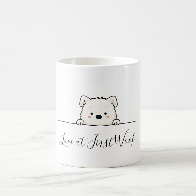 Peekaboo Puppy Kaffemugg (Center)