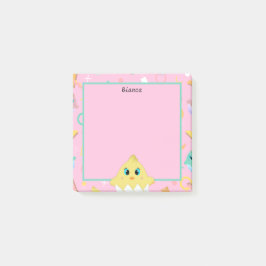 Peekaboo Rosa Baby Chick Post-it Block
