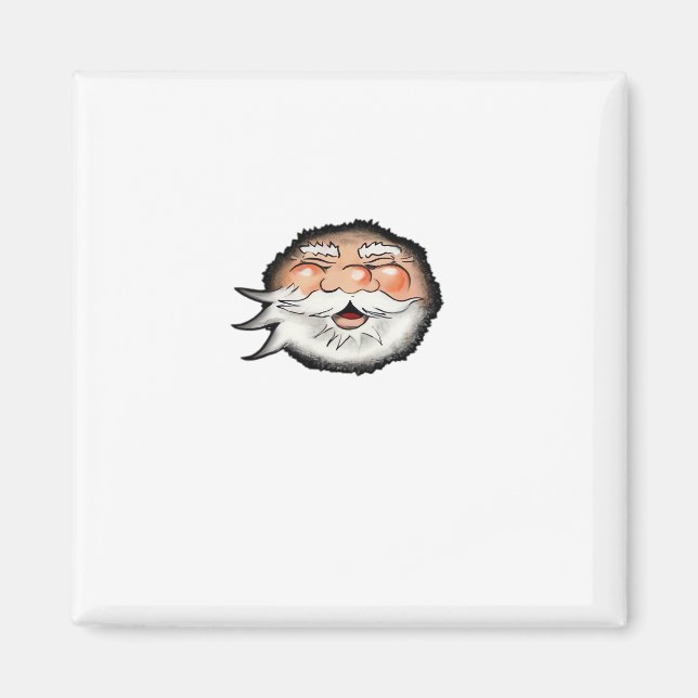 Peekaboo Santa Classic Magnet (Framsidan)