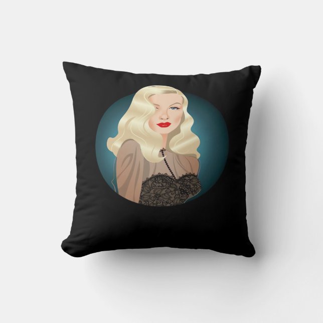 Peekaboo Spooky Quote Kudde (Framsida)