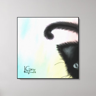 Peekaboo Stretched Canvas