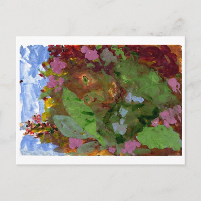 Peekaboo-vykort Vykort (Framsida)