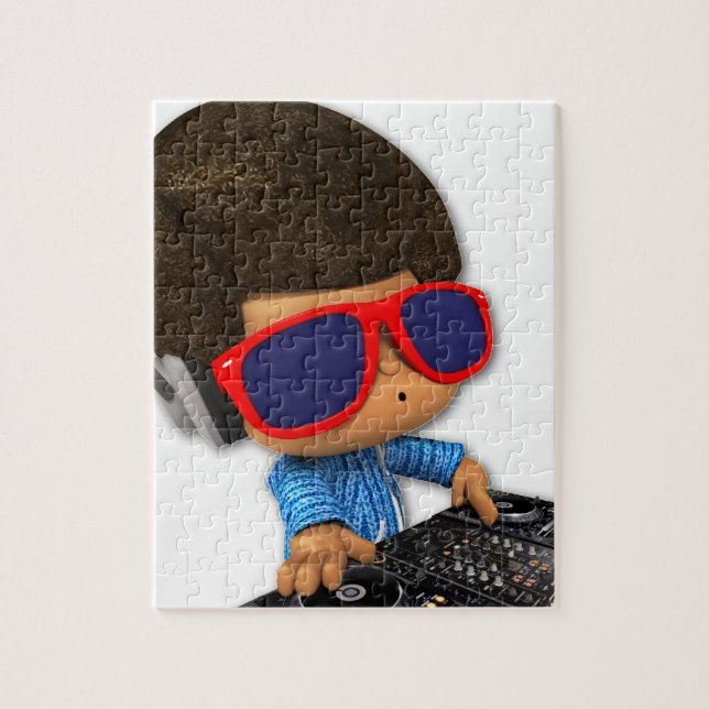 PeekabooDJ-afro Pussel (Vertikal)