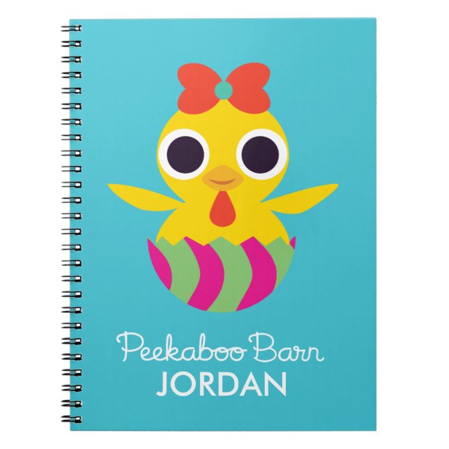 Peekabooladugårdpåsk | Bayla chicken Anteckningsbok (Framsidan)