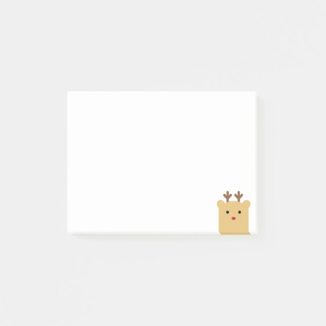 Peekabooren som Posta-det noterar Post-it Block (Framsida)