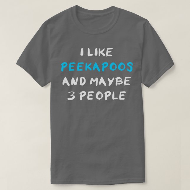Peekapoo T Shirt (Design framsida)