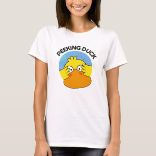 Peeking Anka Funny Animal China Dish Pun T Shirt