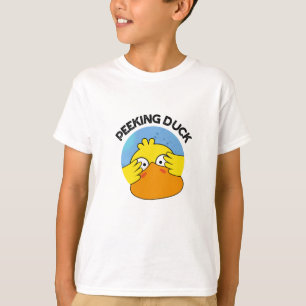 Peeking Anka Funny Animal China Dish Pun T Shirt