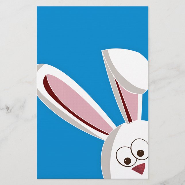 Peeking Bunny Brevpapper (Framsida)