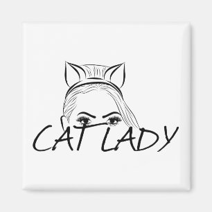 Peeking Cat Dam Magnet