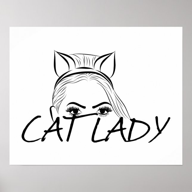 Peeking Cat Dam Poster (Framsidan)