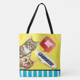 Peeking Cats Teacher Tote - Se tillbaka! Tygkasse