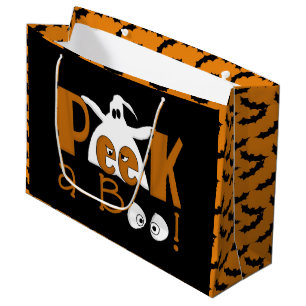 Peeking Halloween Ghost stor presentväska