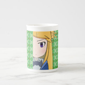 Peeking Manga Girl Bra Porcelain Mugg Benporslin Mugg