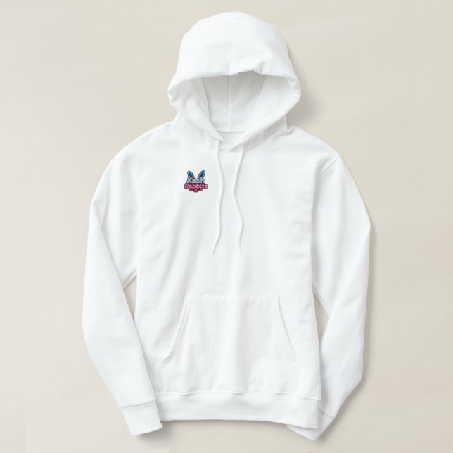 Peeking Neon Kash Rabbit Hoodie (Design framsida)