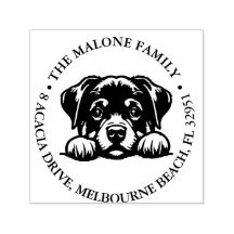 Peeking Rockweiler-Personlig Tema