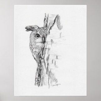 Peeking Uggla" Poster