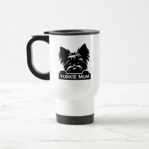 Peeking Yorkie Black Silhouette Yorkie Mamma Resemugg