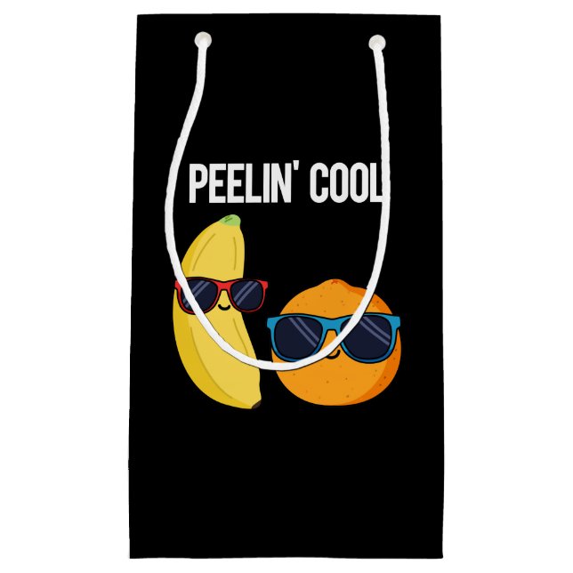 Peelin Coola Funny Fruit Pun Mörk BG (Framsidan)