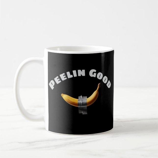 Peelins Bra Duct Taped Banana Kaffemugg (Vänster)