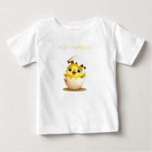 Peep Happens’ Cute Chick Baby T-Shirt