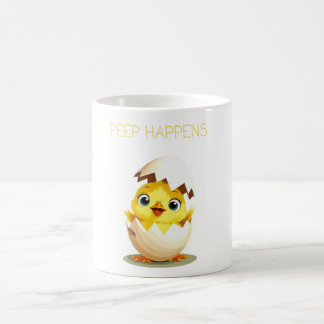 Peep Happens’ Cute Chick Baby T-Shirt Kaffemugg