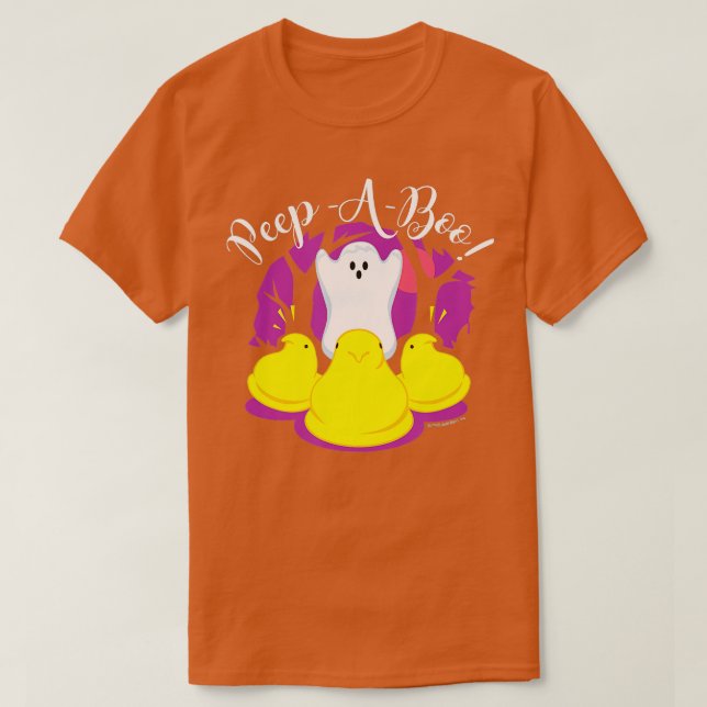 Peep Peep A Boo Ghost Halloween T Shirt (Design framsida)