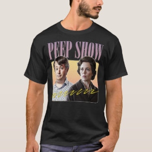 Peep Show Memre Retro Fläkt-teckning T Shirt