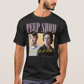 Peep Show Memre Retro Fläkt-teckning T Shirt
