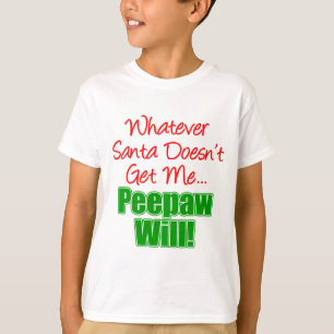 Peepaw bättre än Santa Santa T-shirt