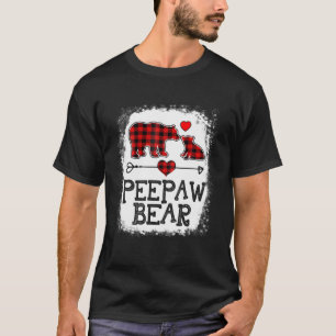 Peepaw Bear jul jul Pajama Red Play Buffalo Fam T Shirt