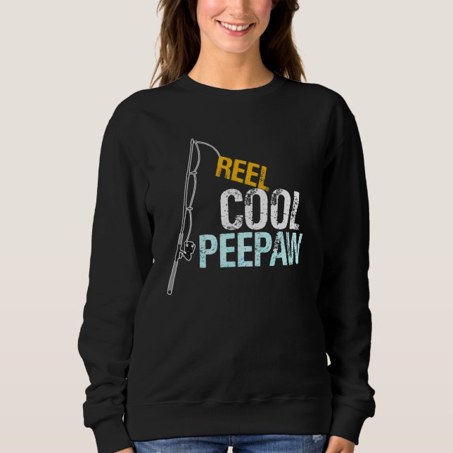 Peepaw  From Granddaughter Grandson Reel Cool Peep T Shirt (Framsida)