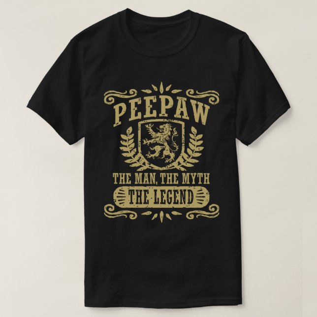 PeePaw människan myten om kejsaren T-shirt (Design framsida)