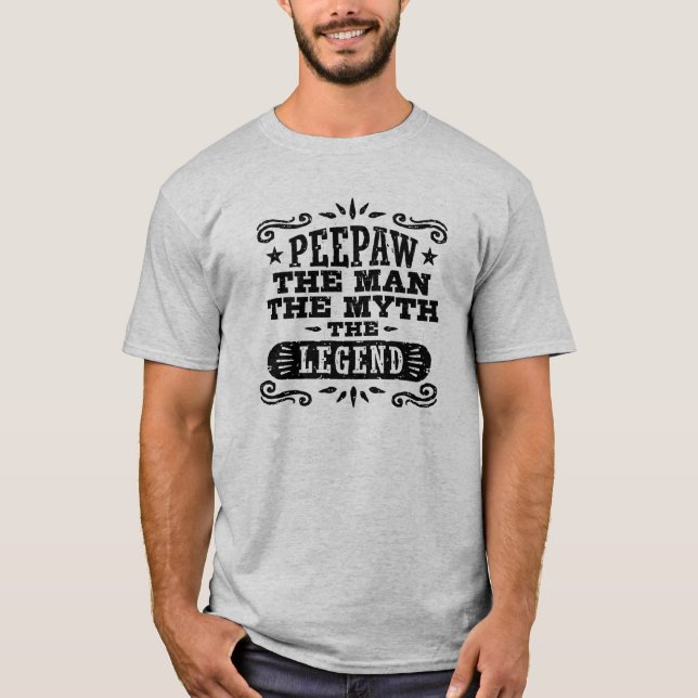 PeePaw människan myten om kejsaren Tee Shirt (Framsida)