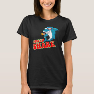Peepaw Shark Wearing Coola Sunglasses Vin Älskare T Shirt
