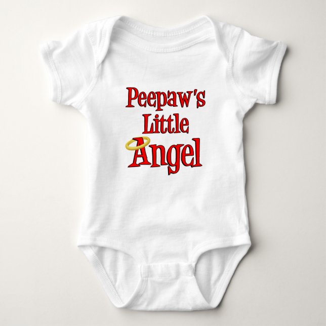 Peepaw's Little Angel T Shirt (Framsida)