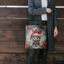 Peeping jul Mouse Tygkasse