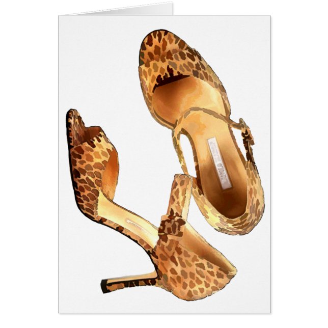 Peeping Leopard Toes Hälsningskort (Framsidan)