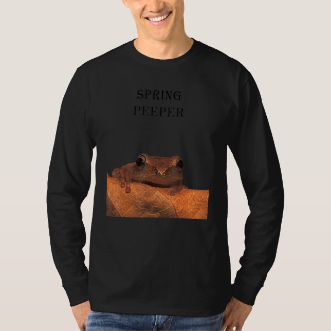 Peeping Spring Peeper T Shirt (Framsida)