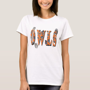Peeping Uggla Bild Logotyp T Shirt