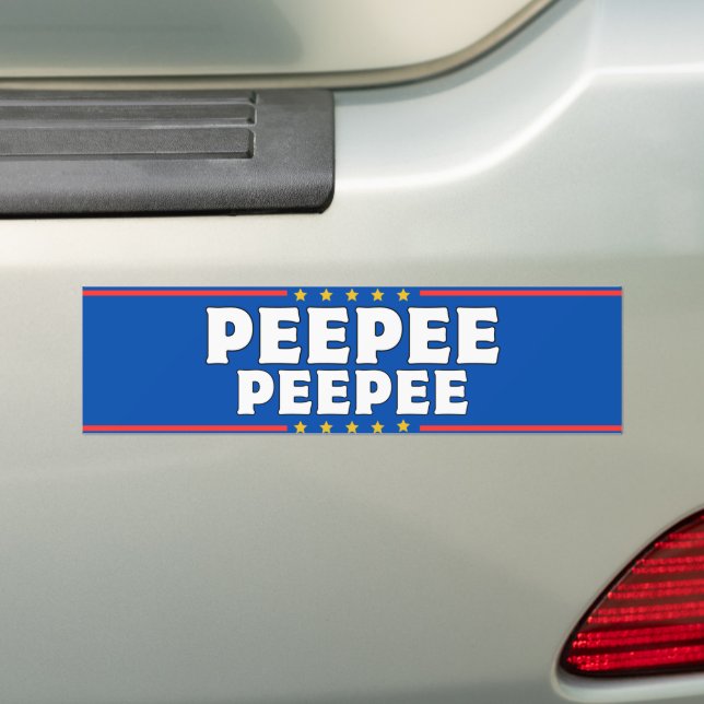 PeePooPoo 2024 Bumper Sticker Sticker Bildekal (På Bil)
