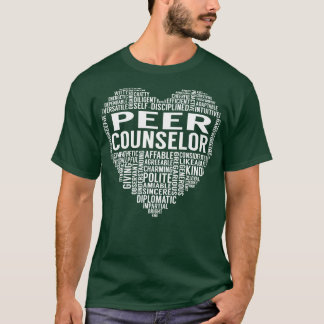 Peer Counselor Heart T Shirt