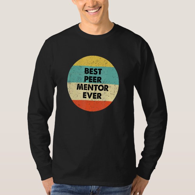 Peer Mentor Best Peer Mentor någonsin T Shirt (Framsida)