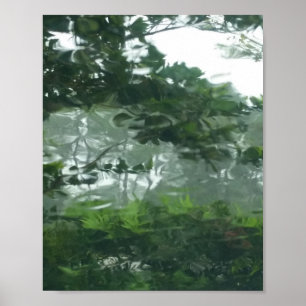 Peering through Rain 2 - Abstrakt Photo Poster