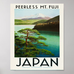 Peerless Mt Fuji. Japan Poster